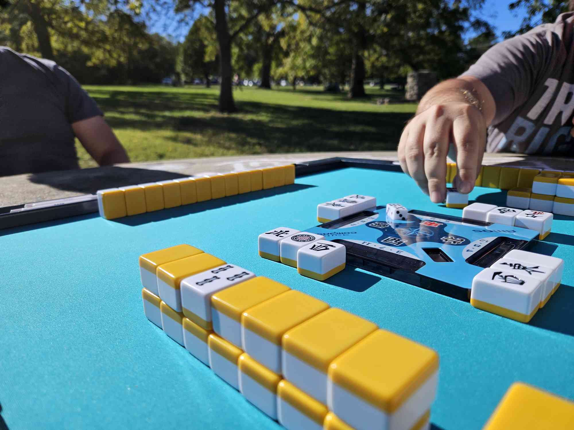 Riichi Mahjong at Loose Park.